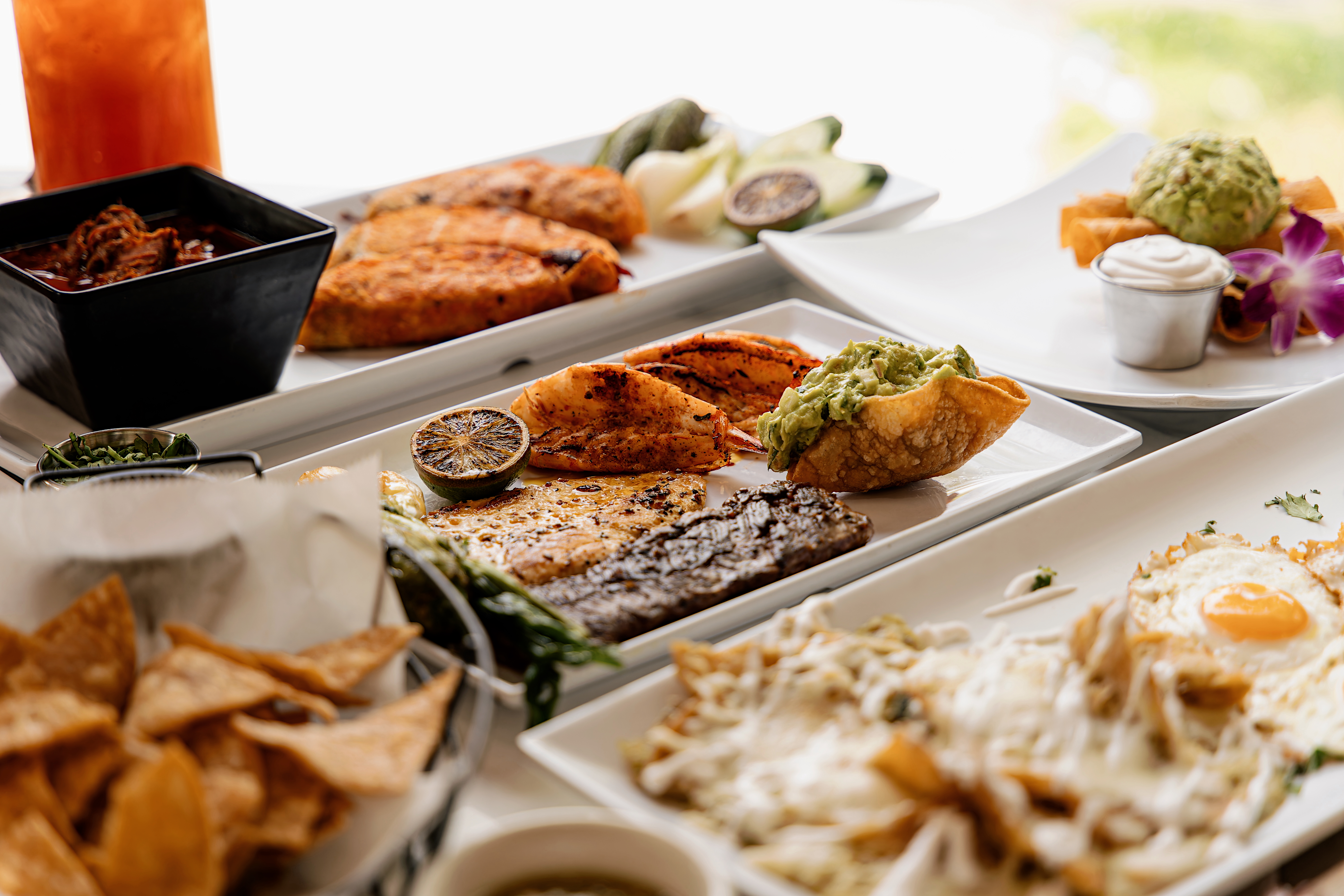 Tacos with guacamole